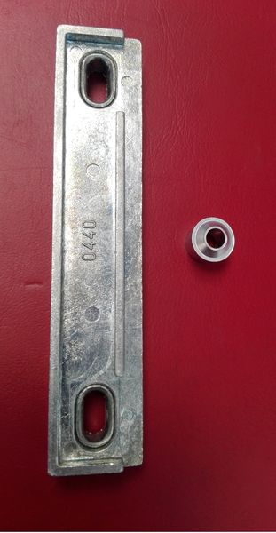 SI Siegenia Set Balkontürschnäpper Türschnäpper Terrasentür 285589 0440 + Hülse