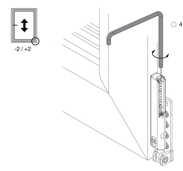 MACO Reparatur Ecklager 52483 und Eckband 52478 für PVC-Fenster