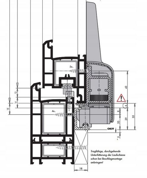 Siegenia Laufwagen PSK PLUS 160/200Z PMKJ0031-100010 Rechts