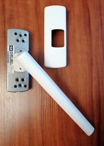 Siegenia PSK200Z/GH Hebel - Weiß (296271) PHIL0031-502011 rechts RAL9003