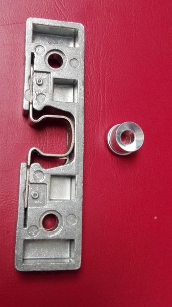 AUBI Set Balkontürschnäpper Türschnäpper TS206 + Hülse