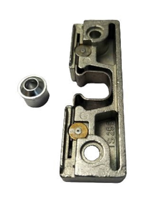 SI Siegenia AUBI Terassentür Set Balkontürschnäpper Türschnäpper TS255 + Hülse