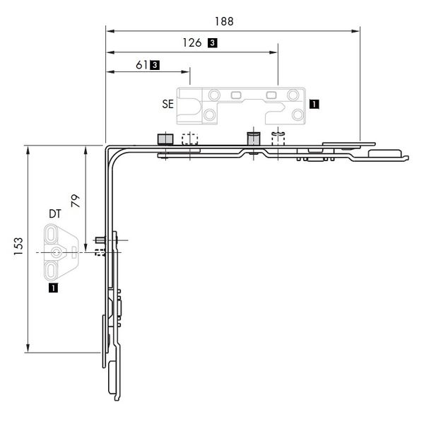 AUBI Ecklagerumlenkung Spaltlüftung U880 US880 NEU Original