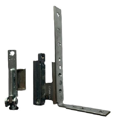 Aubi Reparaturscharnier Holz Ecklager EB320 + Ecklagerwinkel EW320 DIN links