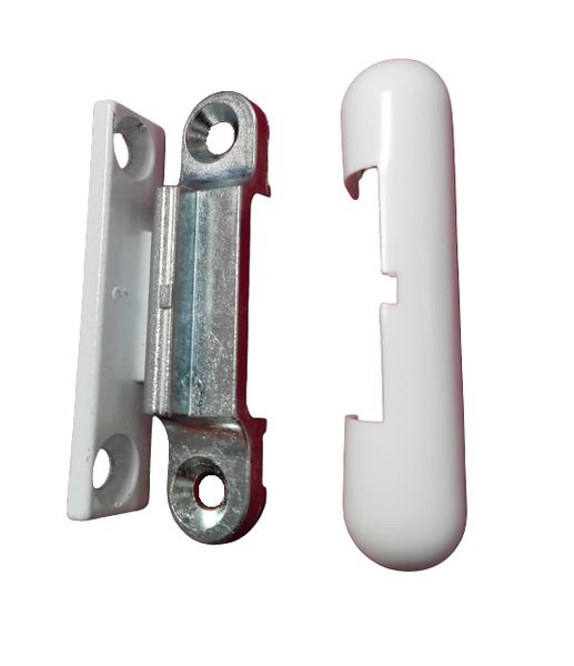 Mittelverschluss Set weiß für PVC-Fenster 030-016 Mittelverschluß